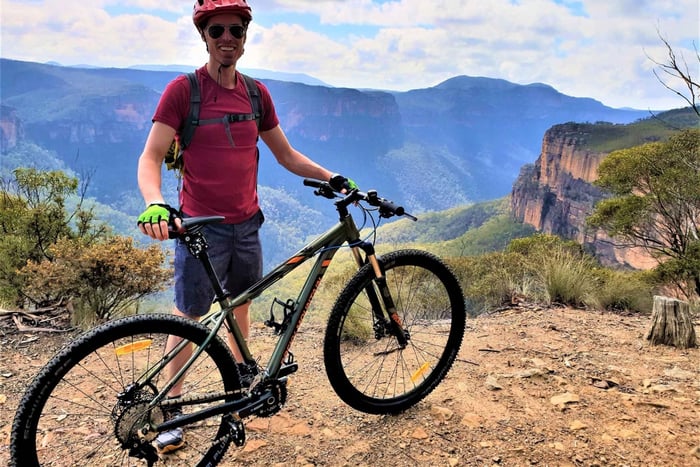 Depuis les Montagnes Bleues : Randonnée en VTT, HANGING ROCK