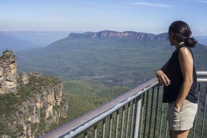 Från Dagsutflykt till Blue Mountains i en liten grupp