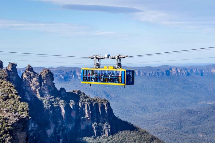 Privat tur til Blue Mountains, Scenic World og Wentworth Falls