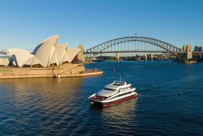 Avkopplande 1,5-timmars lunchbuffékryssning på Sydney Harbour