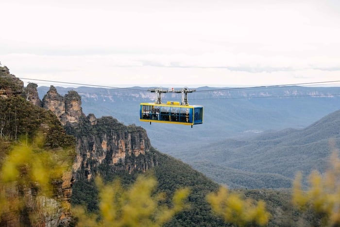 Sydney: Blue Mountains Scenic World, dyrelivspark og lunsj