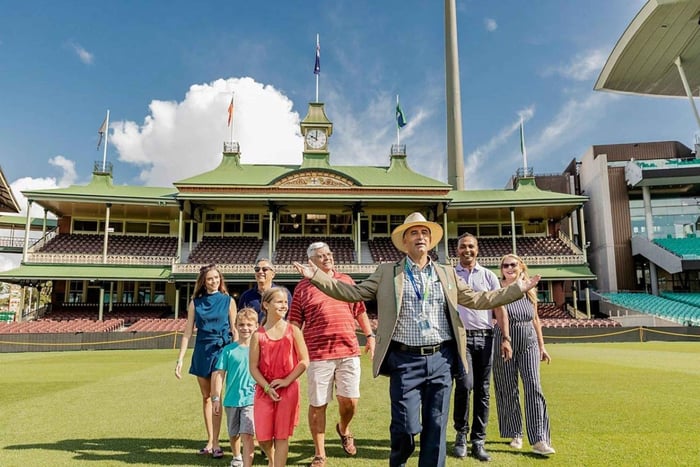 Sydney Cricket Ground (SCG) og byvandring på museet