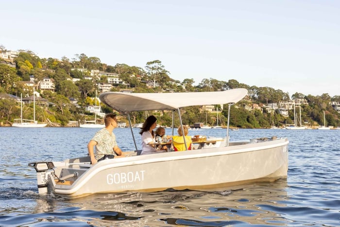 Sydney: elektrische bootverhuur vanaf The Spit, Mosman
