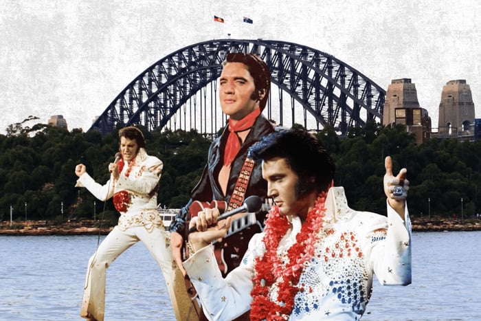 Sydney: Elvis Tribute Show Harbour Cruise met buffet