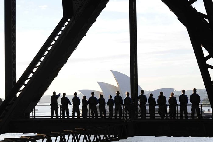 Sydney: Begeleide beklimming van de Sydney Harbour Bridge overdag