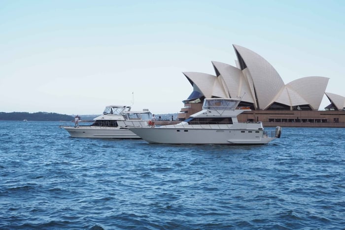 Porto di Sydney: crociera mattutina in yacht di 2 ore con tè del mattino