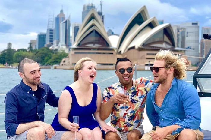 Sydney : croisière en catamaran dans le port et Aussie Bites
