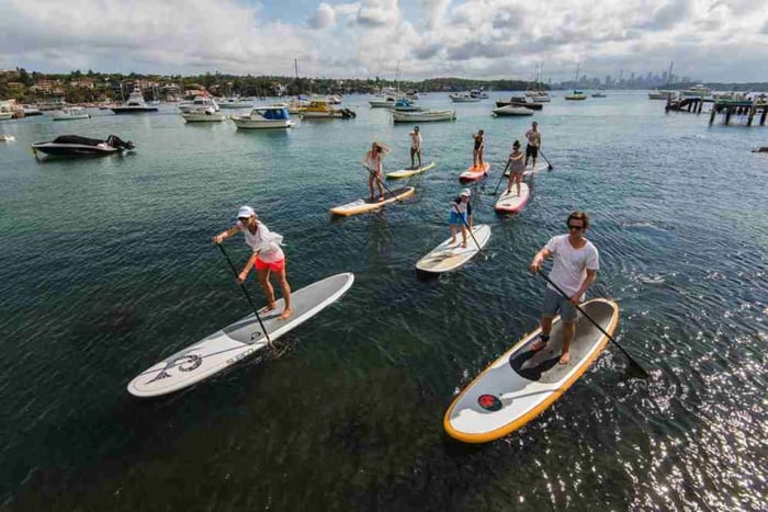 Watsons Bay: experiência de stand up paddle no porto de Sydney