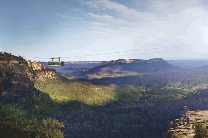 Fra Sydney: Blue Mountains, Scenic World, dyrehage og fergetur