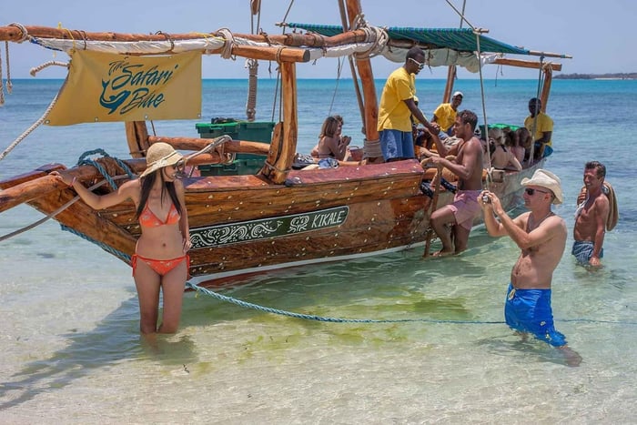 Safari azul de lujo con barco privado y barbacoa de almuerzo + recogida