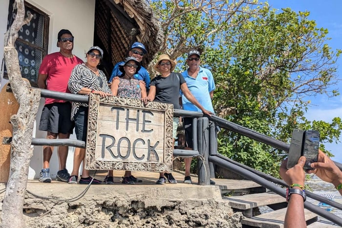 Magical Restaurant in zanzibar The Rock Restaurant 5+ Group