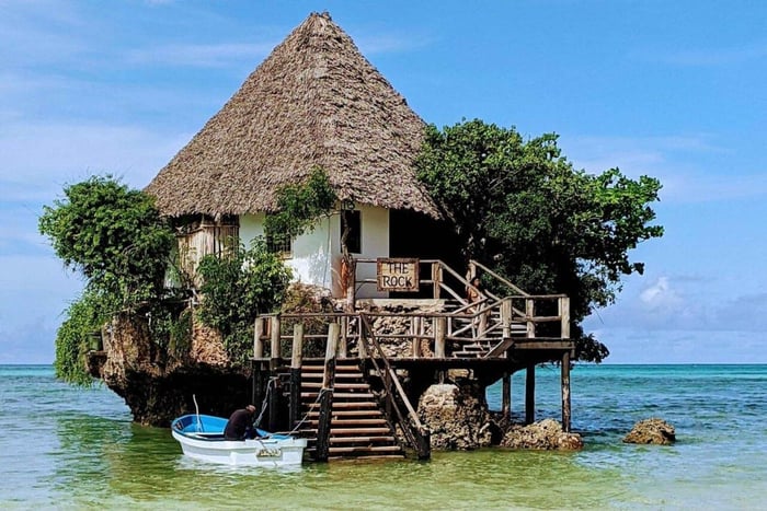 Zanzibar: Madoplevelse på The Rock Restaurant
