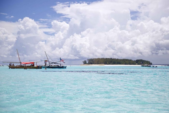 Zanzibar : Observation des dauphins de l'île de Mnemba et croisière au coucher du soleil