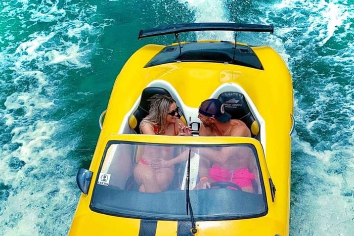 Zanzibar : aventure premium en jet car avec des images de drone