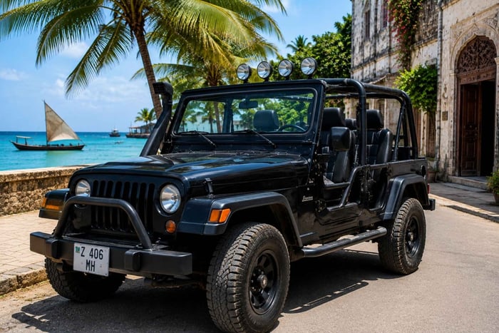 Zanzibar: Vintage Car Rental with Optional Chauffeur