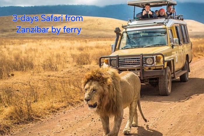 3 DAYS, 2 NIGHTS SAFARI FROM ZANZIBAR TO MIKUMI BY FERRY.