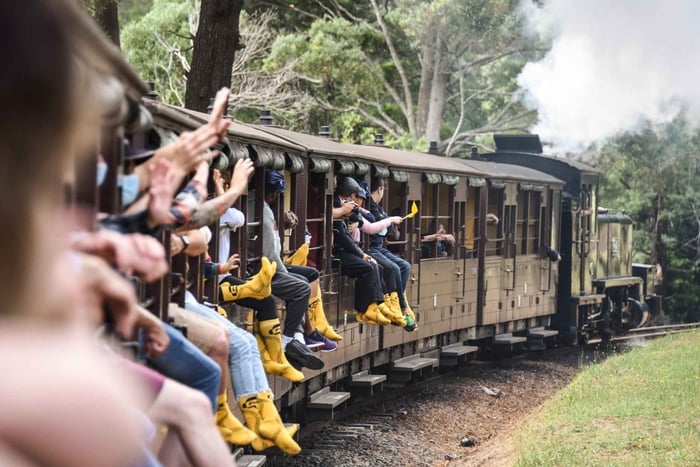 Von Melbourne aus: Puffing Billy Dampfzug & Wildlife Tour