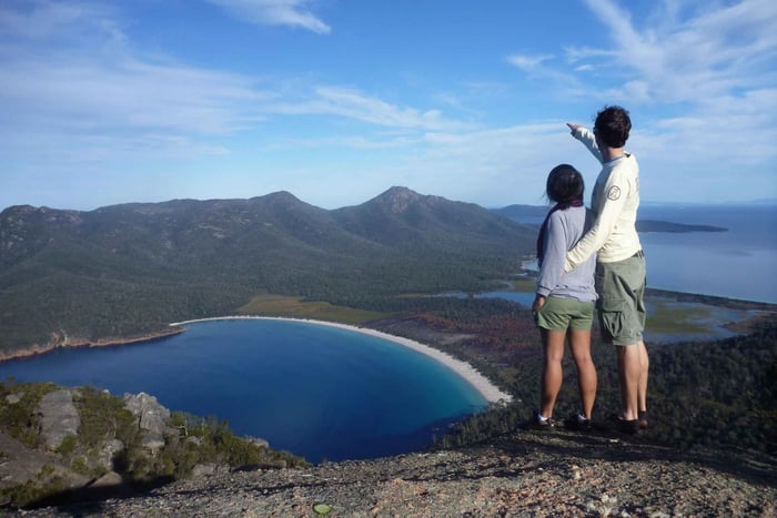 Hobart: Ikoninen vaellus Wineglass Bay Beachille