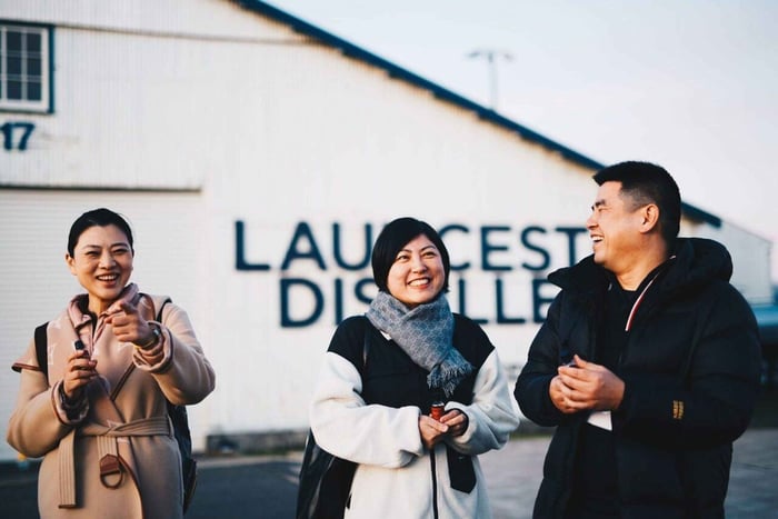 Launceston: Launceston-destilleritur og whiskysmagning
