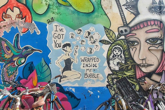 Tel Avivin katutaidekierros: Nachalat Binyaminin graffiti
