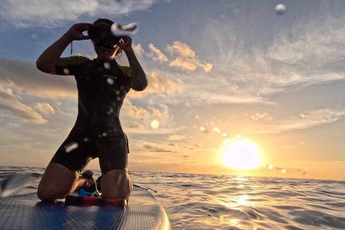 Teneriffa: Stand-up-Paddling von Palm-Mar in Richtung Turtle Bay