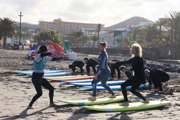 Playa de Las Americas: Surfing Group Lesson