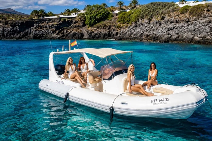 'Seaside Bliss: Boat, Snorkel, Sun, Sip, Snack Delights'
