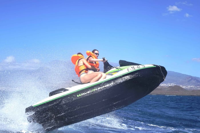 Tenerife: Double Jet Ski with Pick-Up (2 people/1 jet ski)