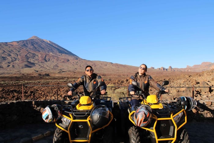 Tenerife, Guided Quad Tour on Mount Teide with Drink