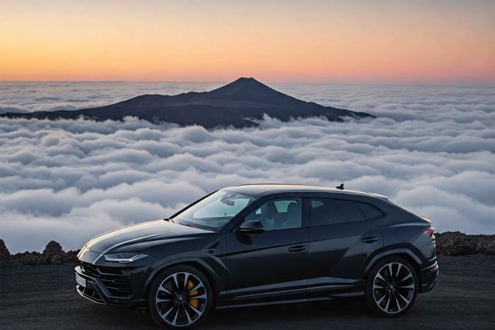 Tenerife: Lamborghini Urus Teide Tour with Driver