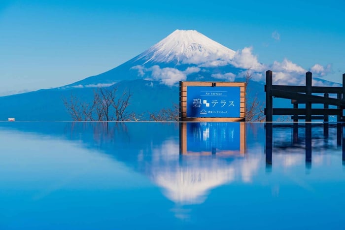 De Tóquio: viagem de um dia a Izu com paisagens e onsen com guia em inglês