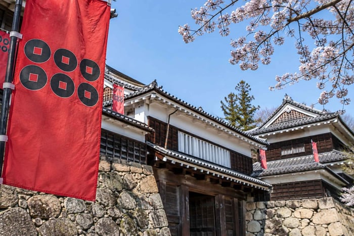 Från Uedas slott, Bessho Onsen och den åttakantiga pagoden