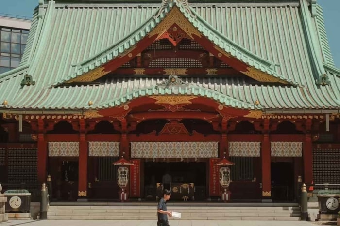 biglietto per lo spettacolo serale dei samurai al Santuario di Kanda Myojin