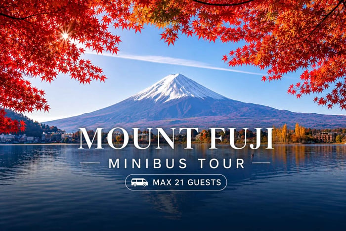 Tokio: Minibus-Tour zum Berg Fuji, Kawaguchi-See & Oshino Hakkai