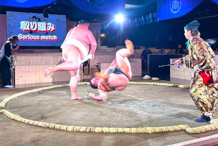 Sumo Entertainment with Japanese Meal at Tokyo Tower