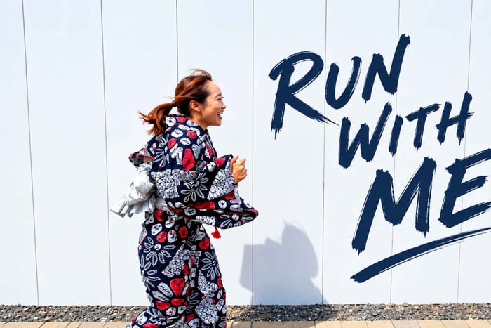 Tokyo, Asakusa: 5-10 km løbetur inklusive bad og morgenmad