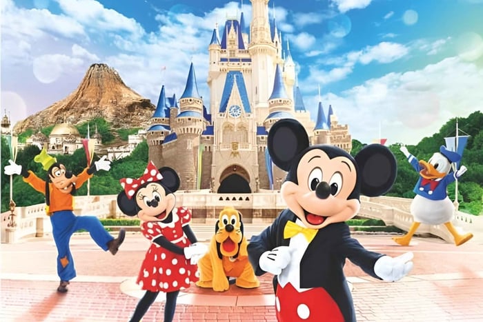 Tokyo Disneyland Ticket & Shared Transfer (Asakusa/Shinjuku)