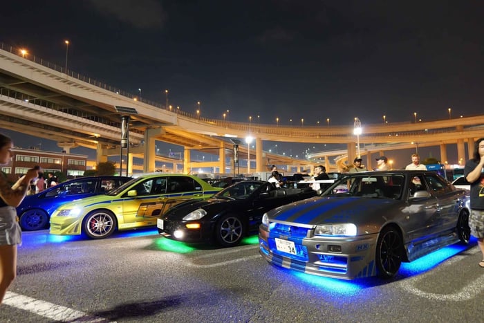 Tokyo JDM Daikoku PA Car Meet LEXUS RC Tour from Yokohama