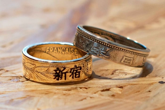 Tokyo Shinjuku: crea il tuo anello con moneta vintage