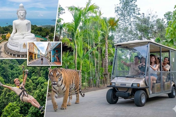 Phuket Ultimate Adventure: Big Buddha, Zipline & Tiger Park