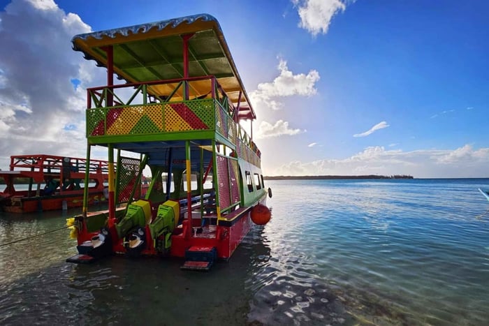 Tobago: Tour in barca della barriera corallina con barbecue e trasferimento