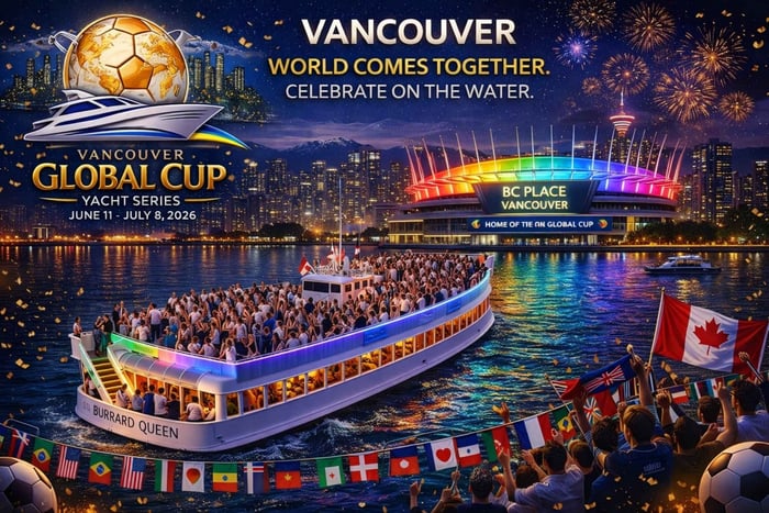 Vancouver Cup: Yacht Party (Day, Sunset & Night Cruises)