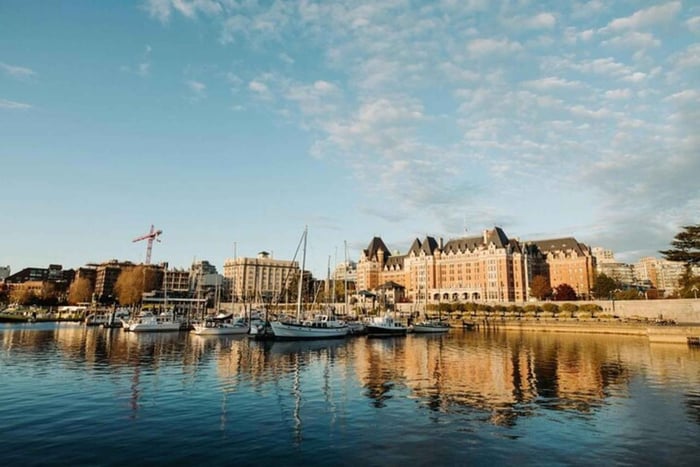 Julbelysning i Victoria och Butchart Gardens