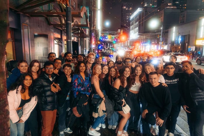 West Coast Party Crawl - Route A