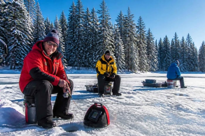 Passeio particular em Whistler com pesca no gelo
