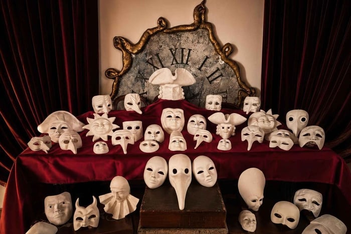 Venise : atelier de masques vénitiens au Palazzo Soranzo