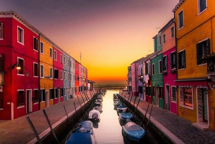 Visite des îles de Venise en bateau : visite de Murano et Burano