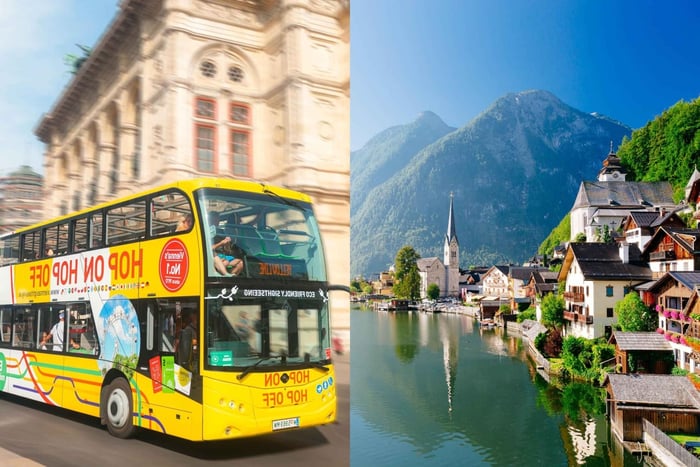 Det bedste af Østrig: Tur til Hallstatt, stop i Melk og hop-on-hop-off