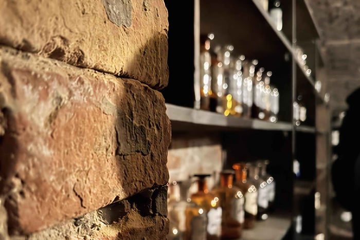 Exclusive access to Vienna's only pharmacy cellar laboratory