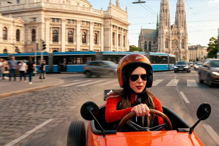Resa in i solnedgången: Vienna Hotrod Tour